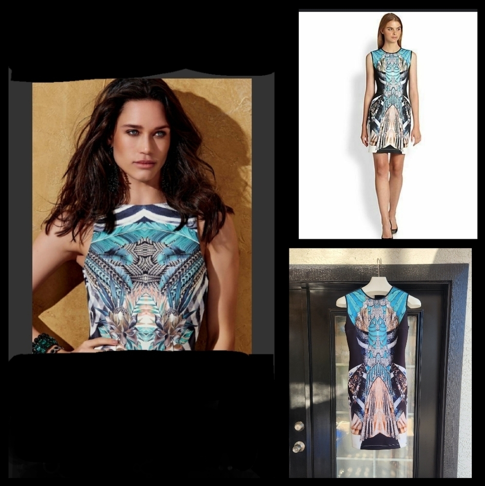 Clover Canyon Abstract Print Pencil Dress
